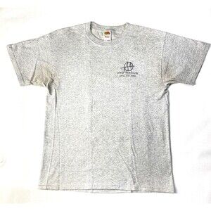 Ministry WORLD TOUR 2004 / 2005 "LOCAL EVIL DOER" Crew Tshirt! ROADIE Gray Sz L